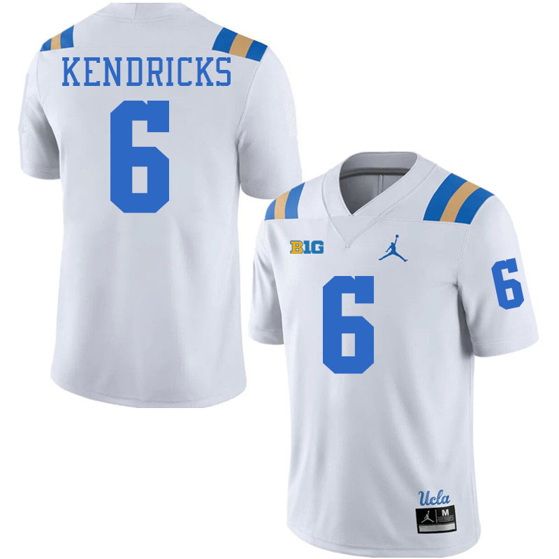 Eric Kendricks UCLA Jersey,UCLA Bruins #6 Eric Kendricks Jersey Youth College Football Uniform-White